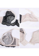 HSIA Blossom Pink Unlined Lace Bra - HSIA