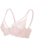 HSIA Blossom Pink Unlined Lace Bra - HSIA