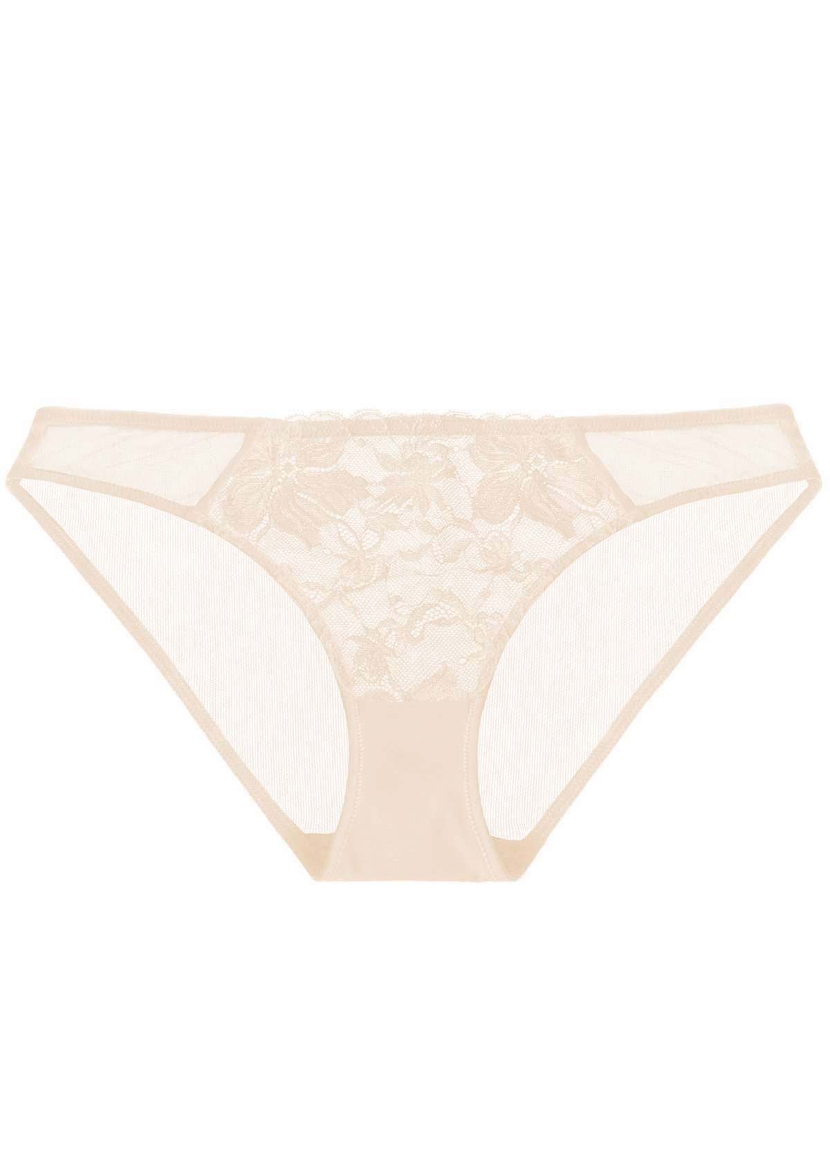 HSIA Breathable Sexy Lace Beige Cream Bikini Underwear - HSIA