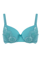 Lovelush Flower Trim Padded Underwire Bra Bundle - HSIA