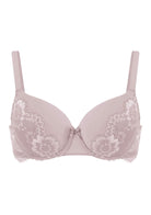 Lovelush Flower Trim Padded Underwire Bra Bundle - HSIA