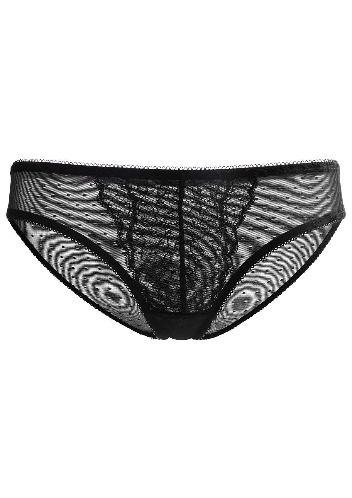 Songful Enchante Lace Black Bikini Underwear - HSIA