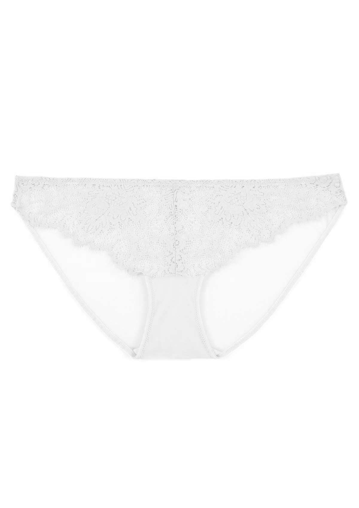 HSIA Sunflower Exquisite White Lace Bikini Underwear - HSIA