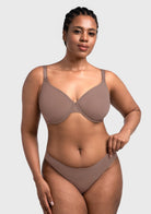Seraphina Unlined Underwire Sheer Mesh Bra - HSIA