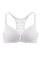 Serena Front-Close Lace-Back Racerback Underwire Bra - HSIA