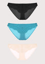 HSIA Sunflower Exquisite Lace Bikini Panties 3 Pack - HSIA