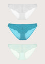 HSIA Sunflower Exquisite Lace Bikini Panties 3 Pack - HSIA