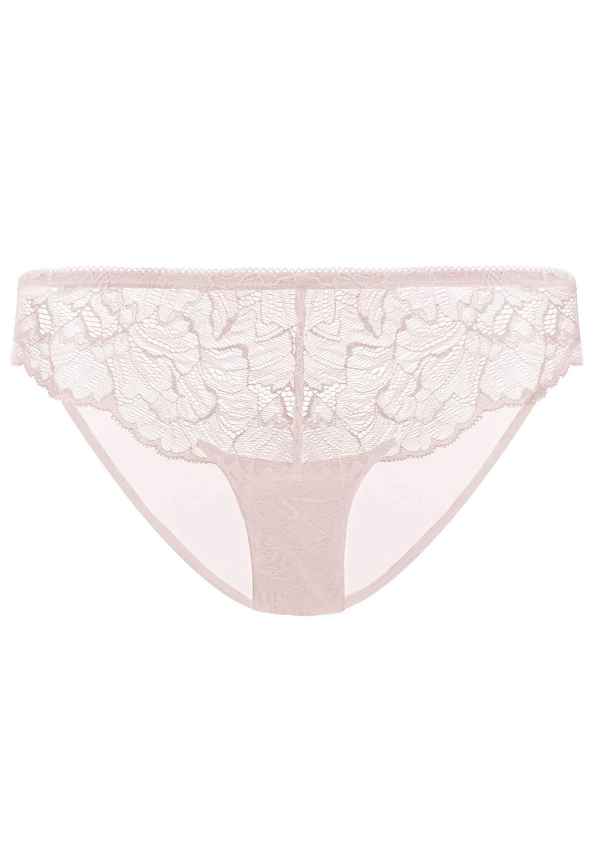 HSIA Blossom Lace Dark Pink Bikini Underwear - HSIA