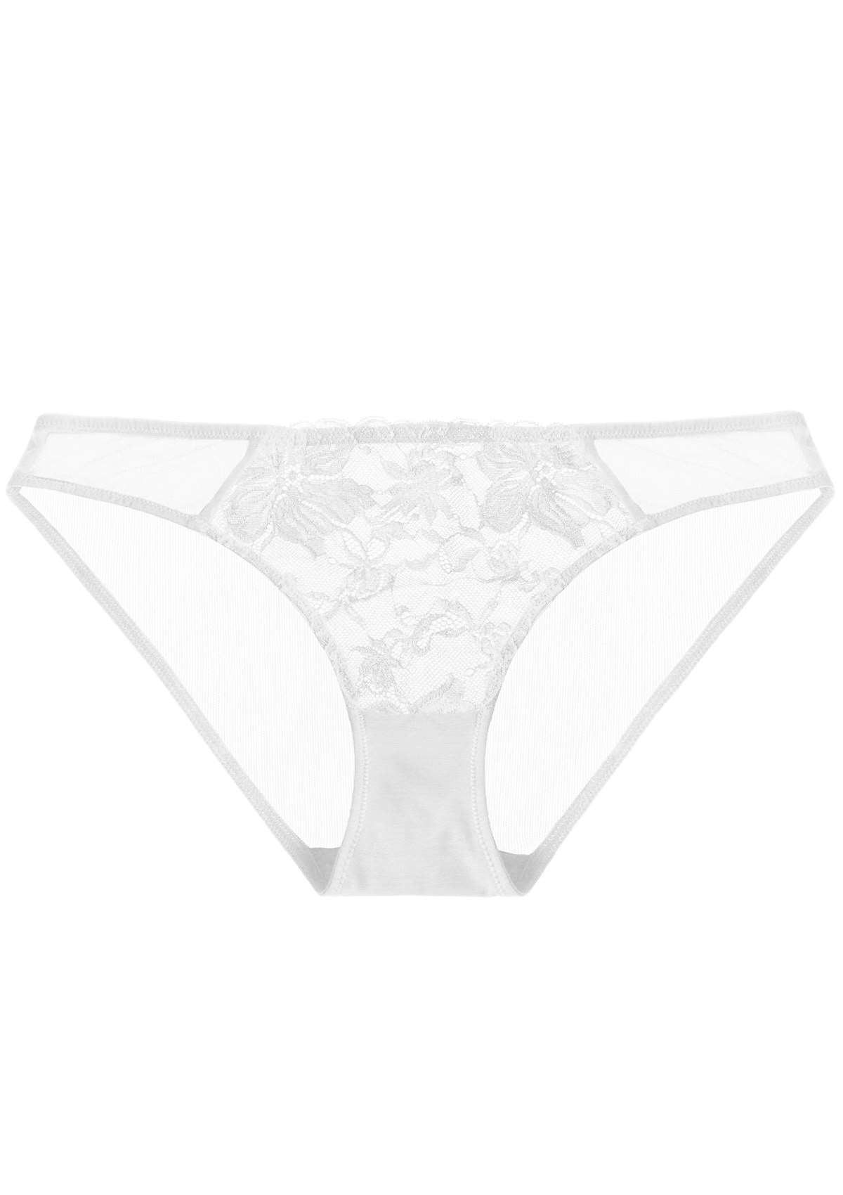HSIA Breathable Sexy Lace White Bikini Underwear - HSIA
