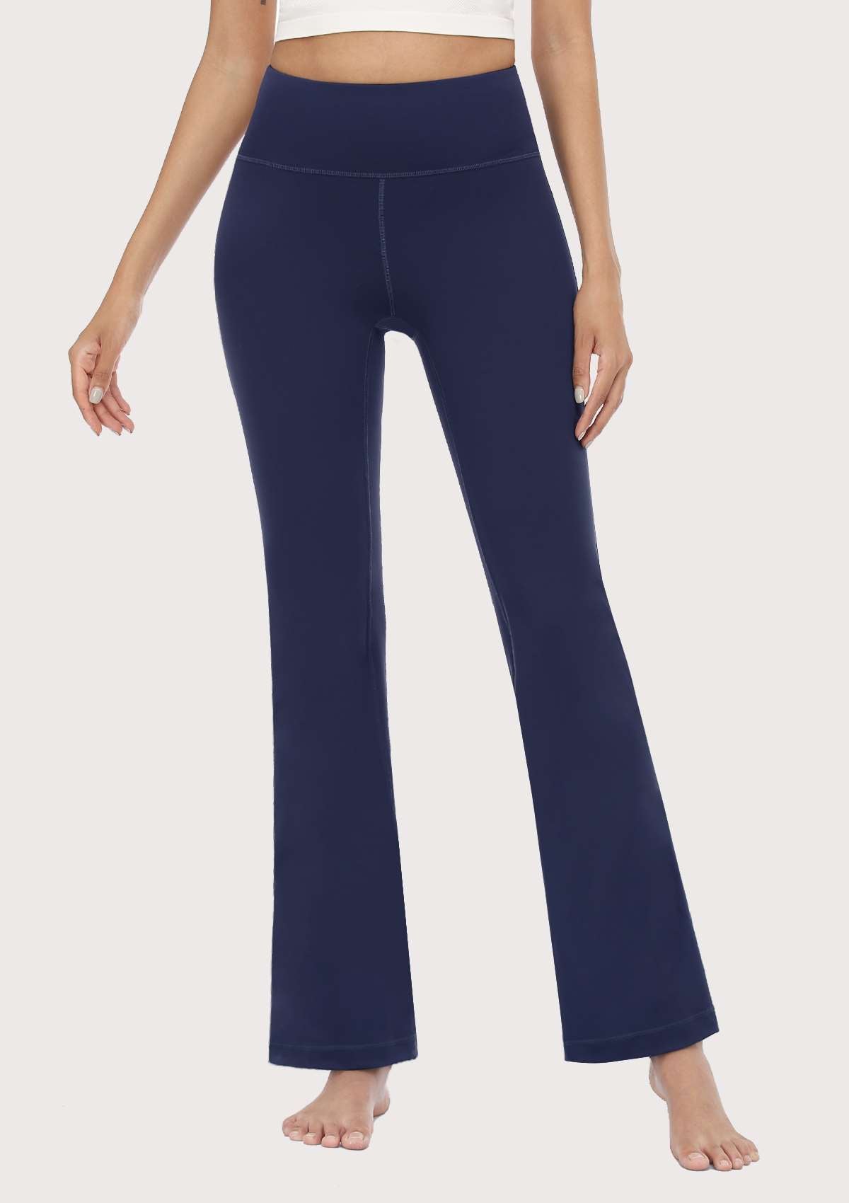 SONGFUL Smooth High Waisted Bootcut Yoga Sports Pants - HSIA
