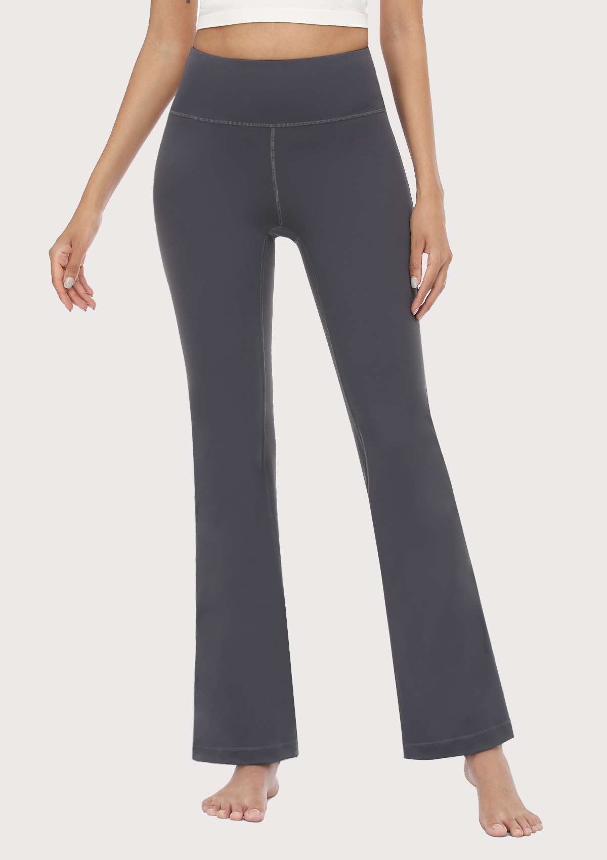 SONGFUL Smooth High Waisted Bootcut Yoga Sports Pants - HSIA
