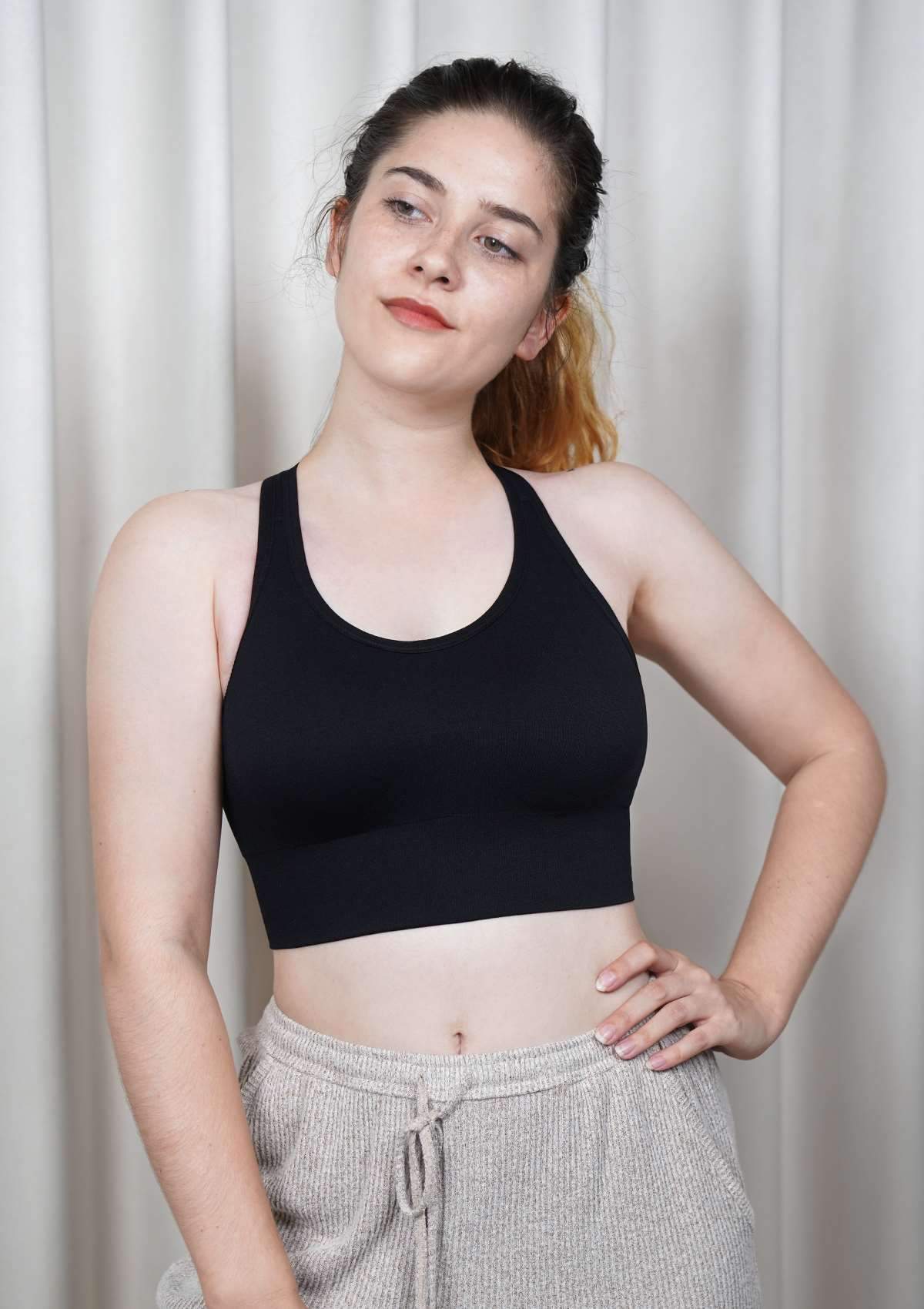 HSIA Racerback Padded Sports Bra - HSIA