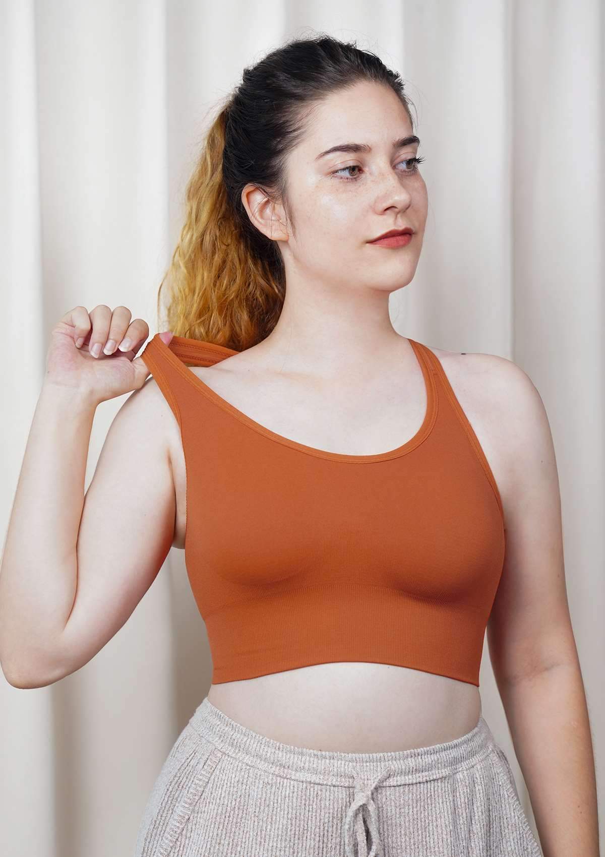 HSIA Racerback Padded Sports Bra - HSIA