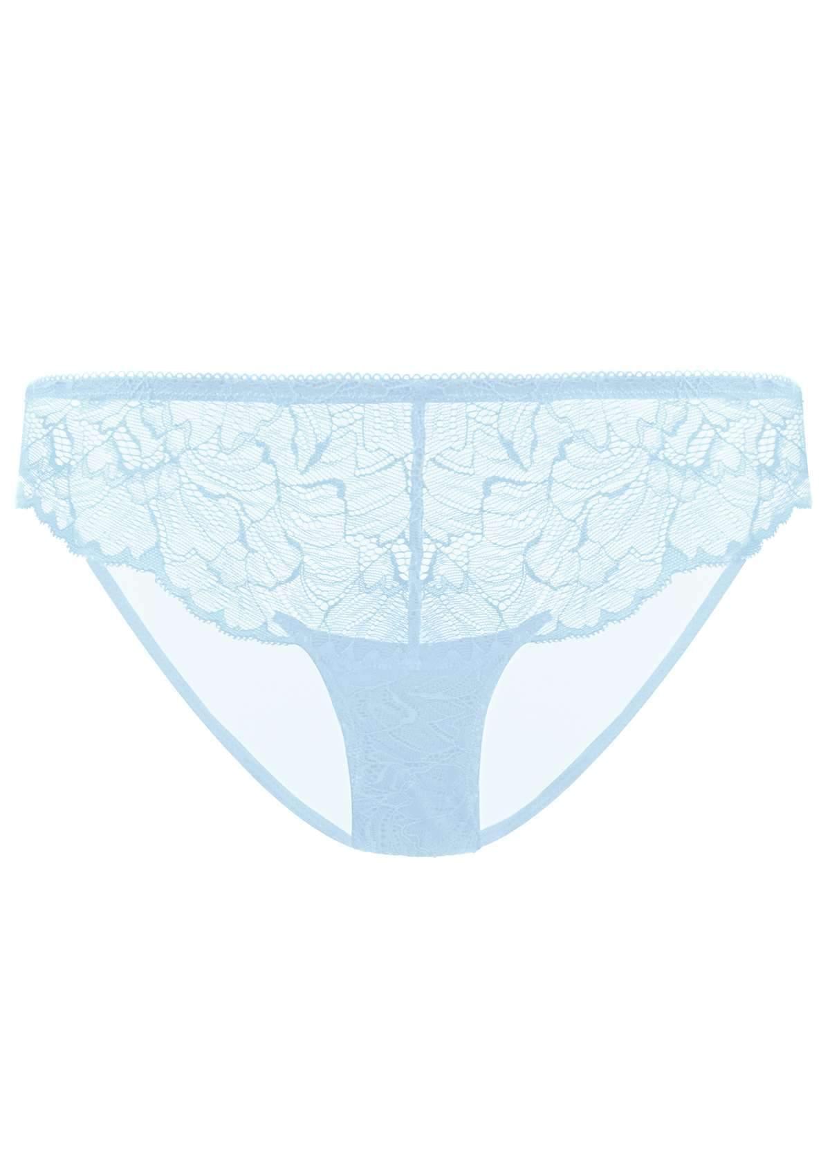 HSIA Blossom Storm Blue Lace Bikini Underwear - HSIA