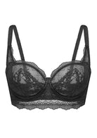 I Do Floral Lace Unlined Balconette Bra - HSIA