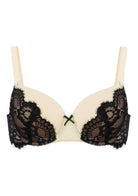 Lovelush Flower Trim Padded Underwire Bra - HSIA