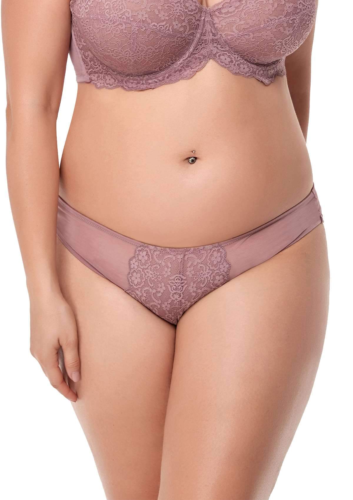 HSIA Front Floral Lace Bikini Underwear 3 Pack - HSIA