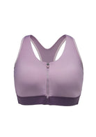 HSIA Front Zip Medium-Impact Sports Bra - HSIA