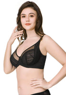 HSIA Polka Dot Sexy Black Lace Bra - HSIA