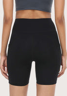 LEAPX Fluent High-Waist Sports Bike Shorts - HSIA