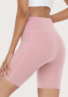 LEAPX Fluent High-Waist Sports Bike Shorts - HSIA