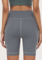 LEAPX Fluent High-Waist Sports Bike Shorts - HSIA