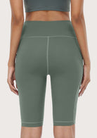 LEAPX Fluent High-Waist Sports Bike Shorts - HSIA